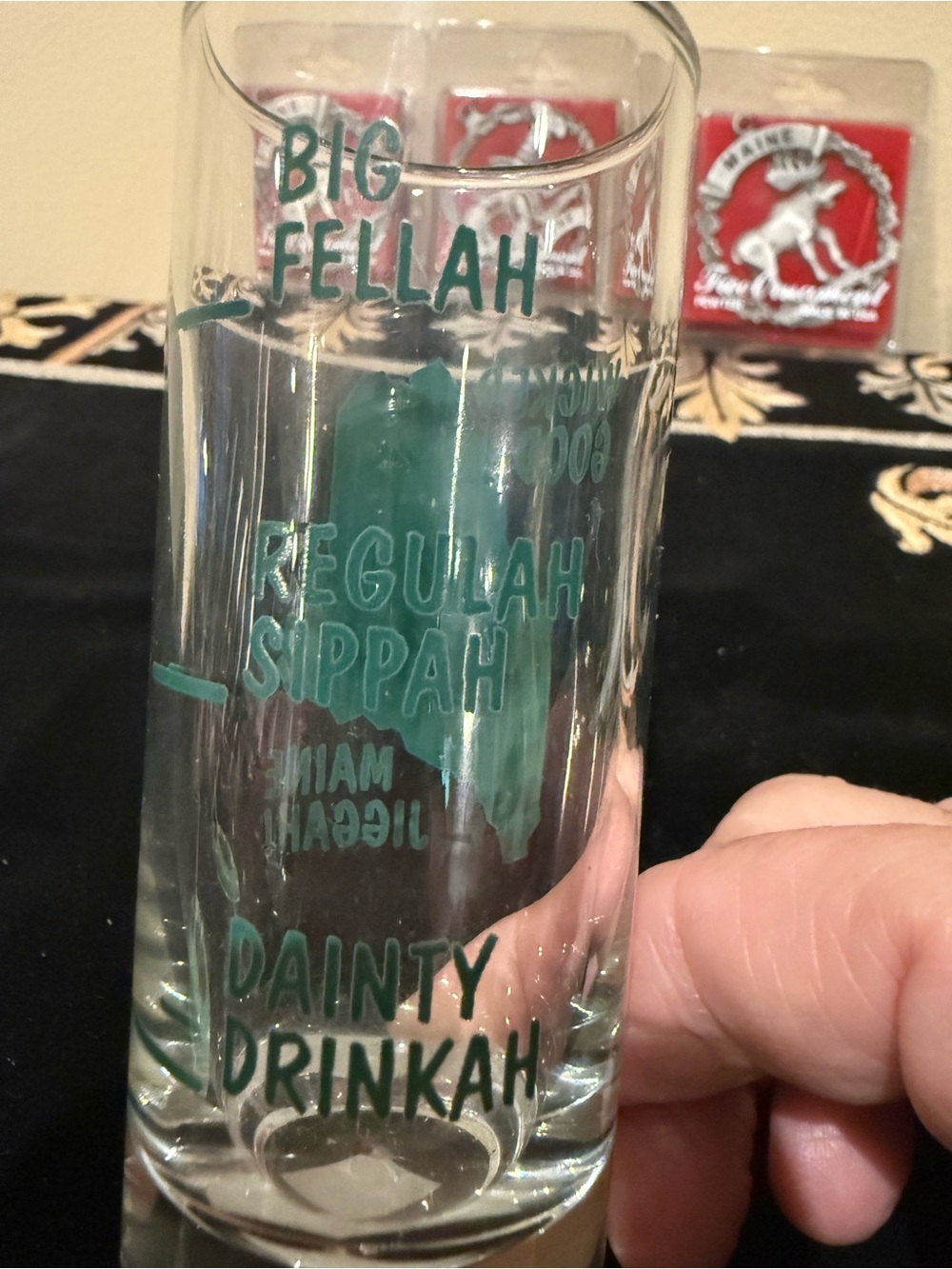 Maine Souvenir & Holiday Bundle: Ornaments, Shot Glass & Bookmark - Picture 8 of 9